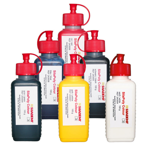 SilaPoly Colour - красящая паста, белый, флакон с дозатором, 100 мл - фото 0