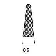 Иглодержатель по TOENNIS, DUROGRIP, длина 180 мм, для нитей до 3/0 - фото 1