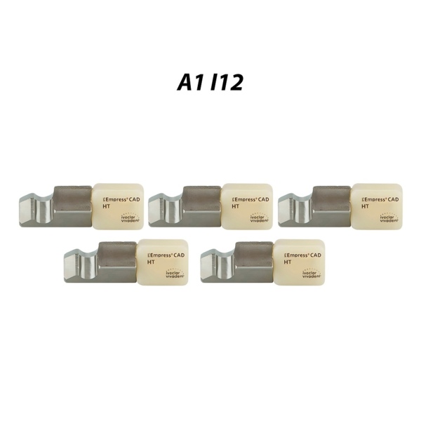 IPS Empress CAD PlanMill LT - блоки из лейцитной керамики, цвет A1, I12, 5 шт - фото 0