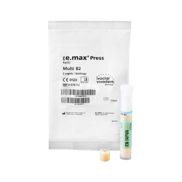 IPS e.max Press Ingots Multi - керамические заготовки для техники прессования, цвет B2, 5 шт - фото 1
