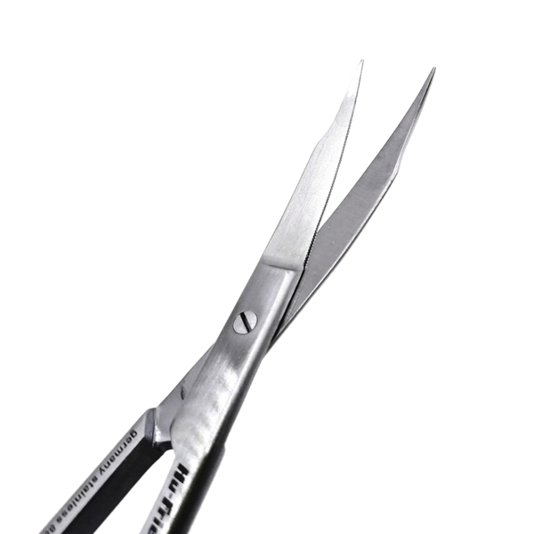 Ножницы Hu-Friedy #10, Super-Cut, остроконечные, с двойным изгибом, 1 зубчатое лезвие, 13,5 см - фото 5