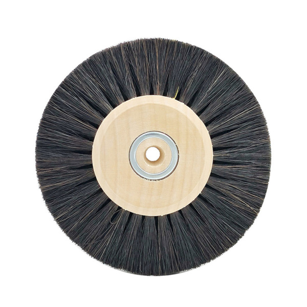 Щетка полировочная Interdent, конский волос, 3-рядная, 80 мм - фото 0