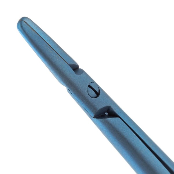 Иглодержатель микрохирургический, прямой, для иглы 5/0, 1,5 мм, длина 180 мм - фото 2