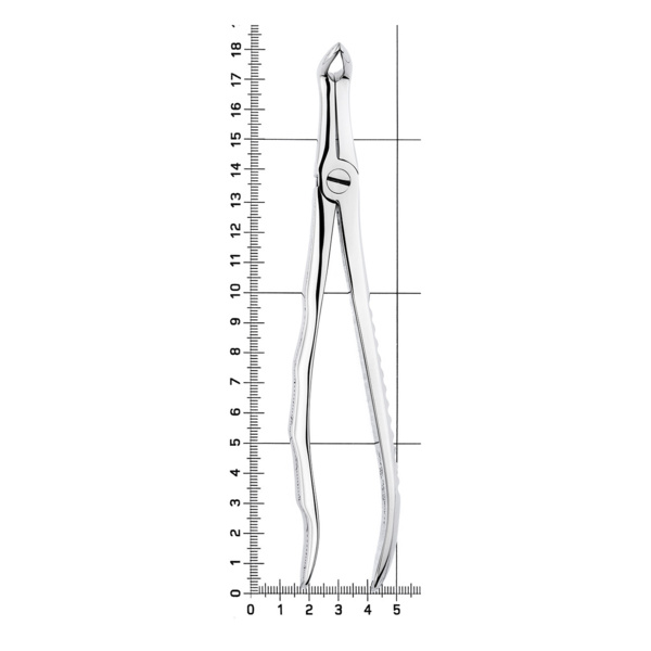 Щипцы для удаления зубов, нижние корни, вертикально-изогнутые, анатомические - фото 8