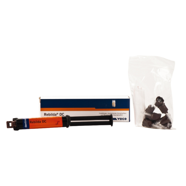 Rebilda DC - адгезивная текучая система двойного отверждения для восстановления культи, шприц QuickMix 10 г, канюли тип 11 - фото 0