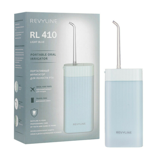 Портативный ирригатор Revyline RL 410, голубой - фото 0