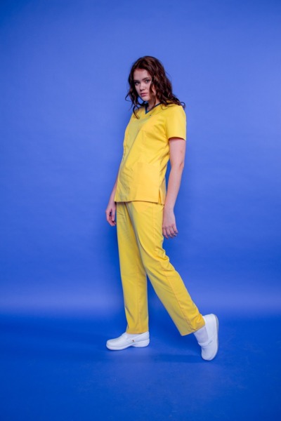 Брюки женские, R126 лимонно-желтый, XL - фото 1