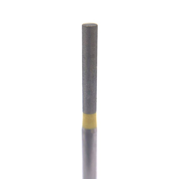Бор алмазный Ecoline E 837 EF, цилиндр, D=1.4 мм, FG, желтый, 5 шт - фото 0
