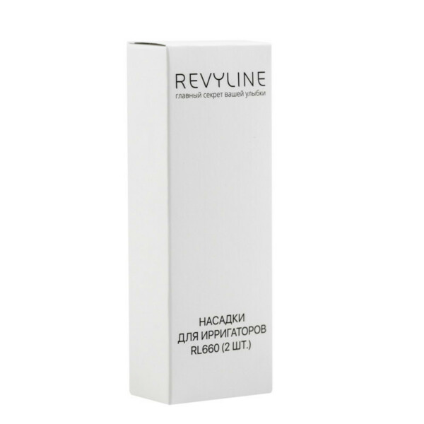 Насадка для ирригатора Revyline RL 660/610, для имплантов, черный, 2 шт - фото 1