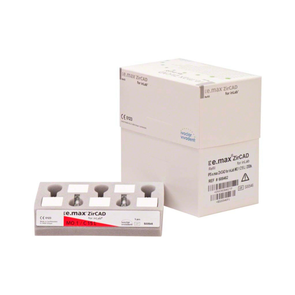 IPS e.max ZirCAD inLab - блоки из оксида циркония, цвет MO 1 C15 L, 25 шт - фото 1