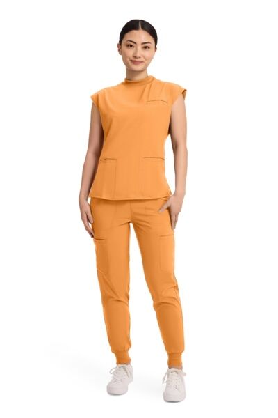 Топ Женский Cherokee CK742A, оранжевый, L - фото 4