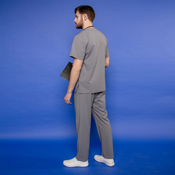 Брюки мужские, R192 серый, L - фото 2