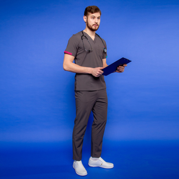 Туника мужская 258 Michigan, R193 асфальтово-серый, 3XL - фото 1