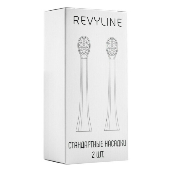 Насадка Revyline RL 025, для электрических звуковых зубных щёток, голубой, 2 шт - фото 3