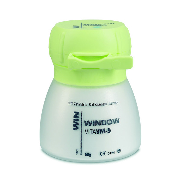 VITA VM 9 WINDOW - мелкодисперсная керамика из полевого шпата для облицовки диоксида циркония и VITABLOCS, 50 г - фото 0