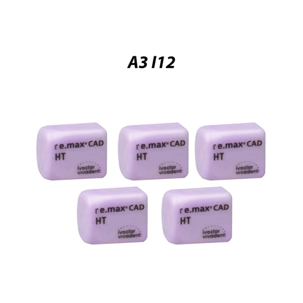 IPS e.max CAD PlanMill HT - блоки из дисиликата лития, цвет A3, I12, 5 шт - фото 0