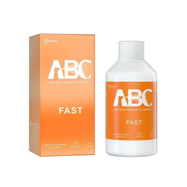 Порошок для Air-Flow Woodpecker PT-S1 Fast, на основе бикарбоната натрия, лимон, 65 мкм, 300 г, 1 шт - фото 0