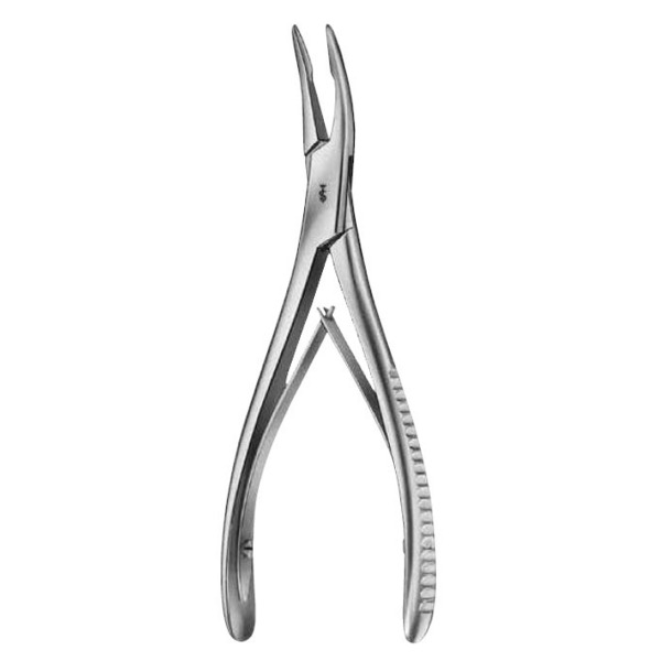 Кусачки костные по BEYER, изогнутые, длина 180 мм, FO453R - фото 0