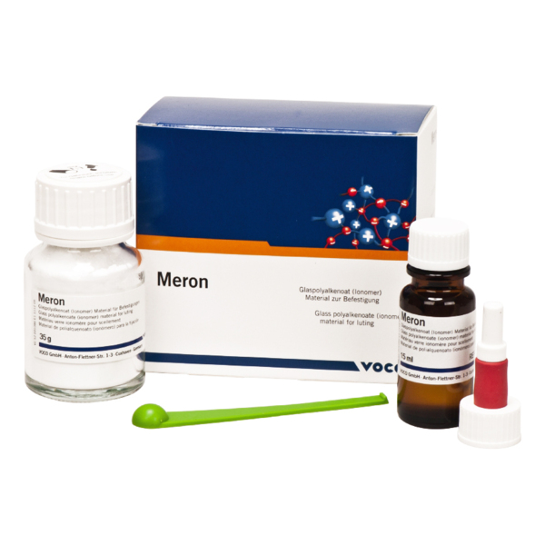 Meron - стеклоиономер для фиксации коронок, мостов, вкладок и накладок, 35 г + 15 г - фото 0