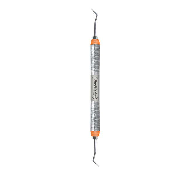 Эмалевый нож #105/106, мезиальный, 1 мм, оранжевый, ручка №7 - фото 0