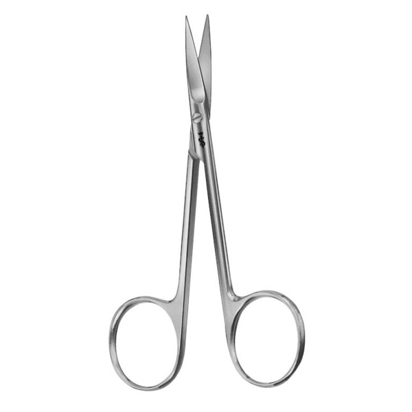 Ножницы препаровальные, прямые, остроконечные, длина 110 мм - фото 0