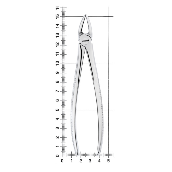 Щипцы для удаления зубов, детские, верхние корни, S-образные, стандартные - фото 7
