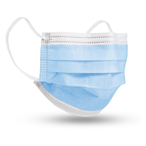 Safe+Mask Economy Mask - маски хиругические на резинках, синие, 50 шт - фото 4