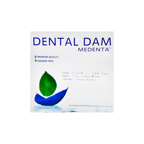 Dental Dam - завеса стоматологическая для изоляции полости рта, натуральная/толстая, 36 шт - фото 3