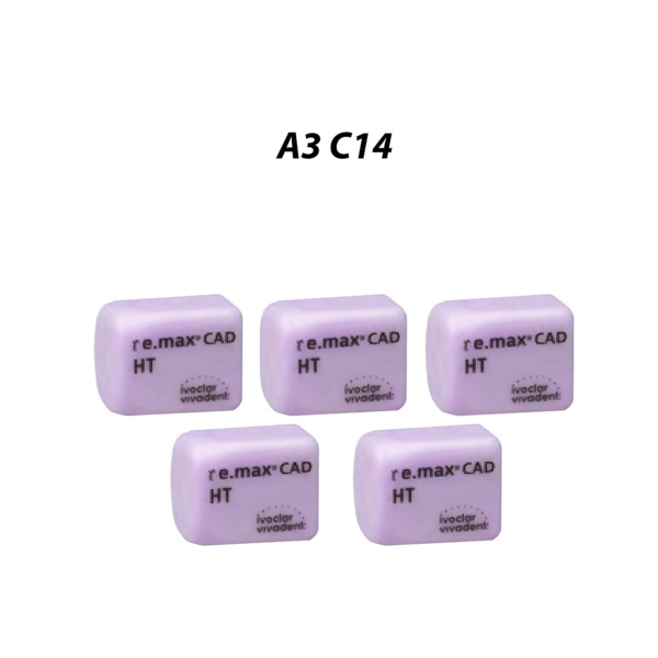 IPS e.max CAD PlanMill HT - блоки из дисиликата лития, цвет A3, C14, 5 шт - фото 0