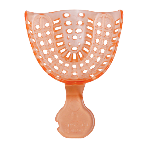 Ложка оттискная Seil Global Plastic Tray, верхняя челюсть, размер S, оранжевая, 1 шт - фото 0