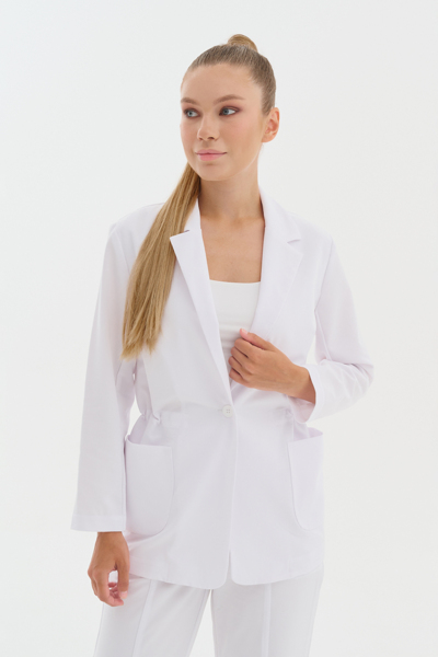 Пиджак женский Тезис TZ230, белый, 48 - фото 0