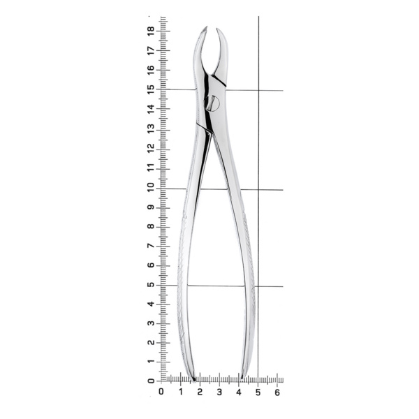 Щипцы для удаления зубов, верхние моляры правые, вертикально-изогнутые, стандартные - фото 8