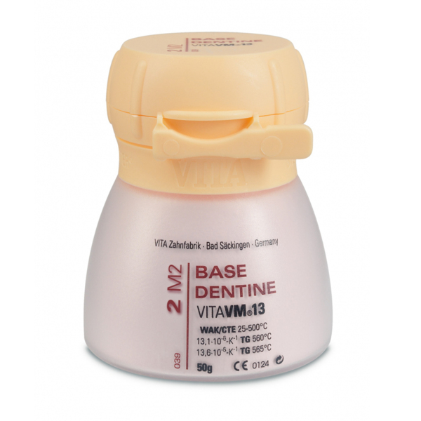 VITA VM 13 BASE DENTINE - порошок для облицовки металлических каркасов, цвет 4L1.5, 50 г - фото 0