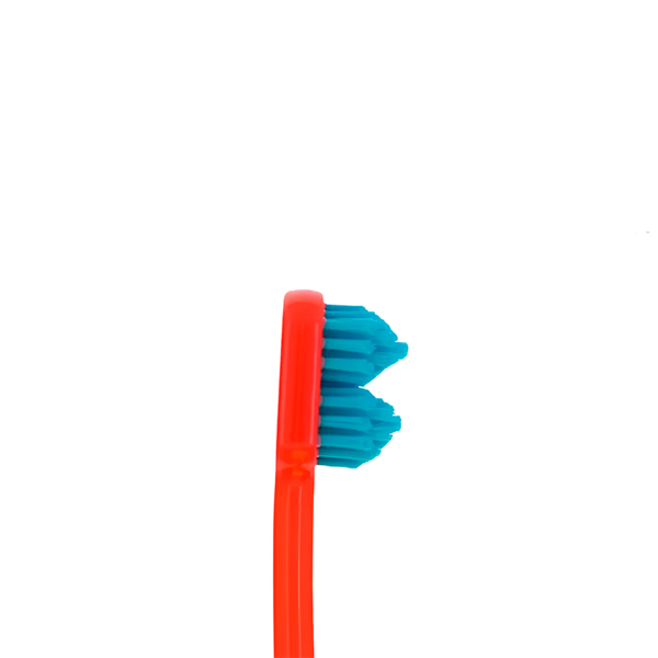Зубная щетка Splash Brush Double 170, средней жесткости, красный, 1 шт - фото 1