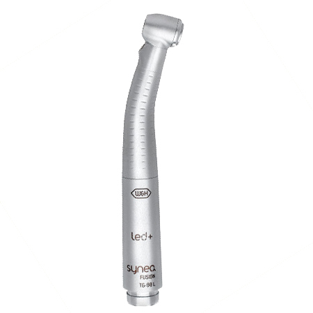 Synea Fusion TK-98 L RM - турбинный наконечник с LED подсветкой, стандартное 6-канальное соединение Midwest - фото 0