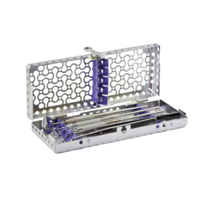 Кассета IMS Infinity 1/4 DIN, 5 инструментов, 76х184х34, фиолетовая - фото 0