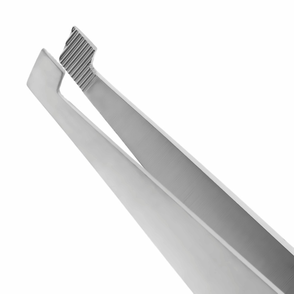 Пинцет ортодонтический HLW №H-332, изогнутый, обратный, для щечных трубок, рифленые зубчики, L=130 мм, сталь, 1 шт - фото 3