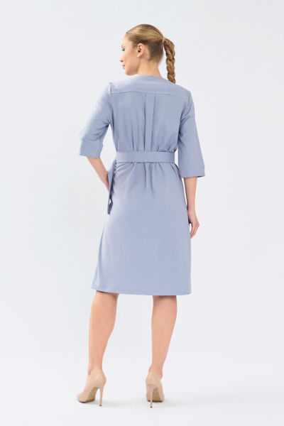 Халат-платье Тезис TZ150, серый, 46 - фото 4