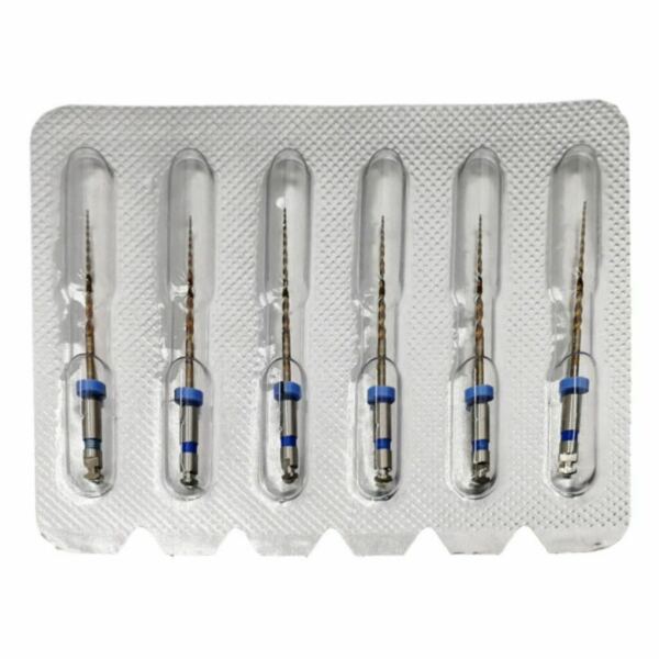 Файлы машинные Geosoft EndoLine S-FLEXI, стерильные, для первичного эндодонтического лечения, 25 мм, №30/.04, никель-титан, 6 шт - фото 1