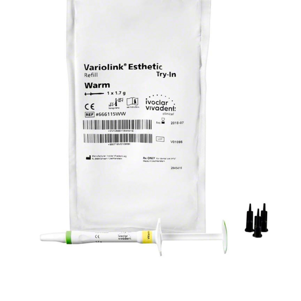 Variolink Esthetic Try. Refill - паста примерочная, теплый, 1.7 г - фото 1