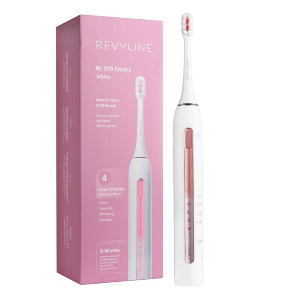Электрическая звуковая зубная щётка Revyline RL 070, белая  - фото 0