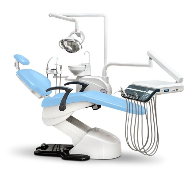 Стоматологическая установка Woson Wod 550, нижняя подача, голубой - фото 0