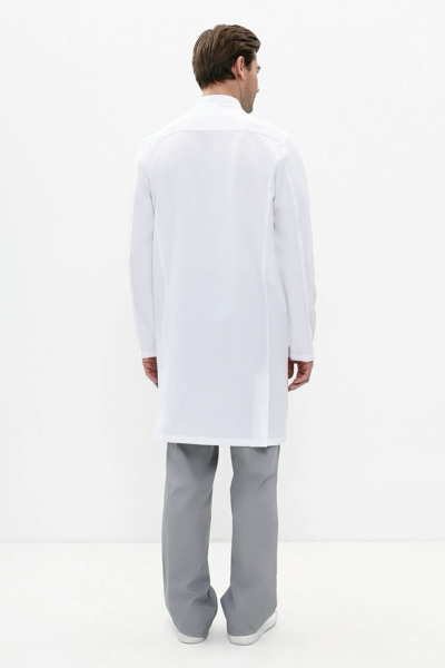 Халат мужской 584 Streich, длинный рукав, белый, 60 - фото 5
