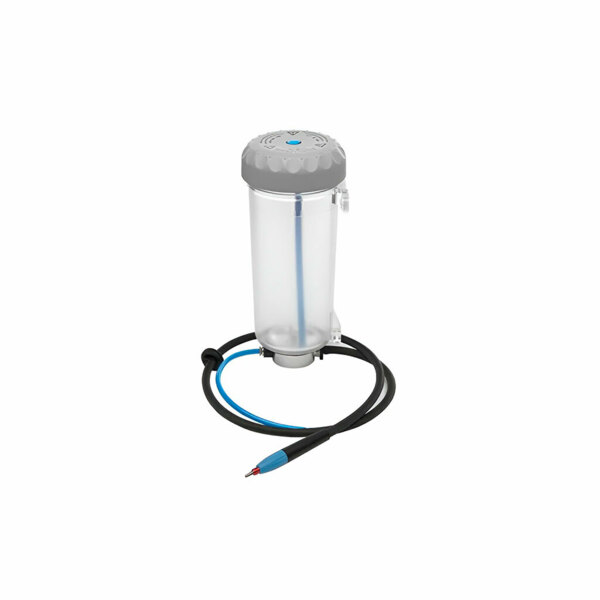 Бачок дополнительный для струйного материала 25-70 мкм для пескоструйного аппарата Basic, левый - фото 0