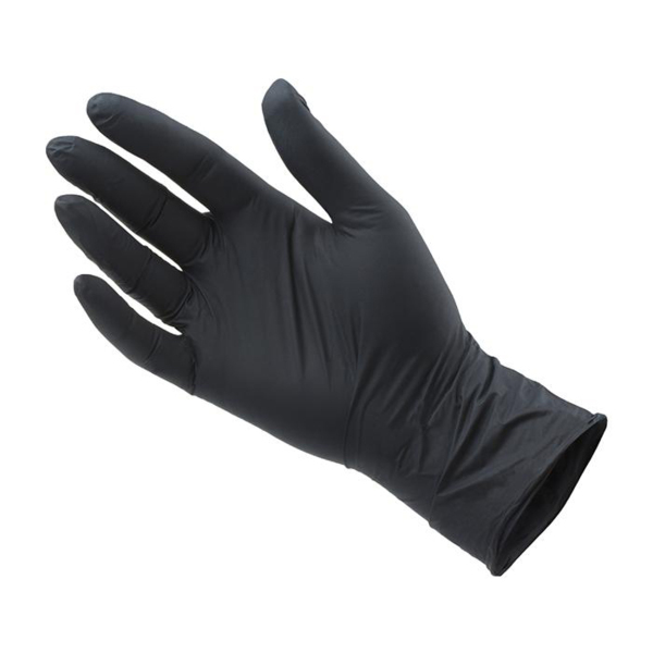 Перчатки нитриловые, текстурированные, черные, размер XS, 100 шт - фото 4
