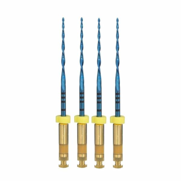Файлы машинные Eurofile UltraRec Blue Heat Activation, реципрок, стерильный, для препарирования каналов, 31 мм, №R50/.05, никель-титан, 4 шт - фото 0