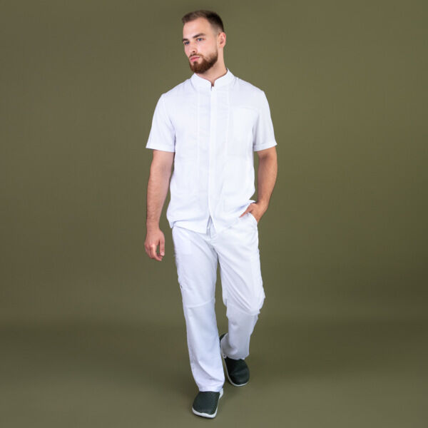 Брюки мужские Тезис TZ610, белый, 54 - фото 0