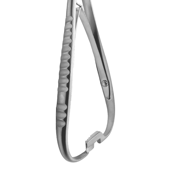 Зажим лигатурный Метью IMD, перекрестные бороздки, двойная пружина, 14 см - фото 3