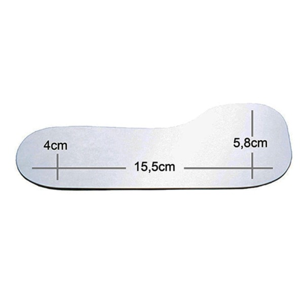 Зеркало стоматологическое Acteon, лингвальное, двустороннее, взрослое, для дентальной фотографии, без увеличения, 155x40x58 мм, хромированный титан, 1 шт - фото 0