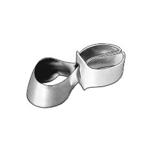 Матрицы металлические, контурные, с фиксатором, для премоляров, форма 3, выступ слева, 35 мкм, 10 шт - фото 1